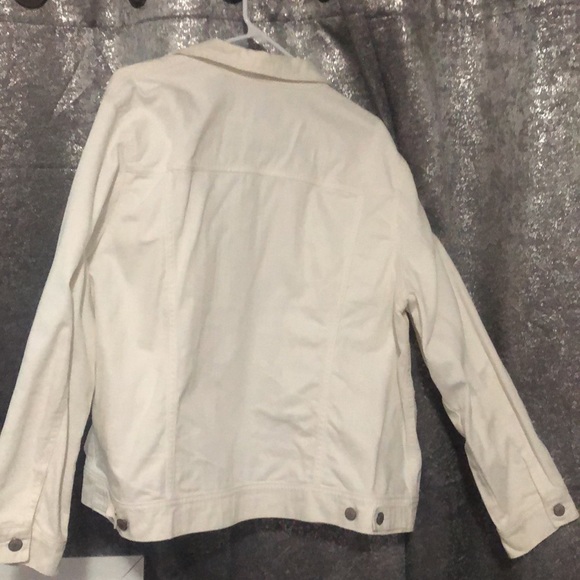 White Old Navy Jean Jacket - Picture 3 of 3